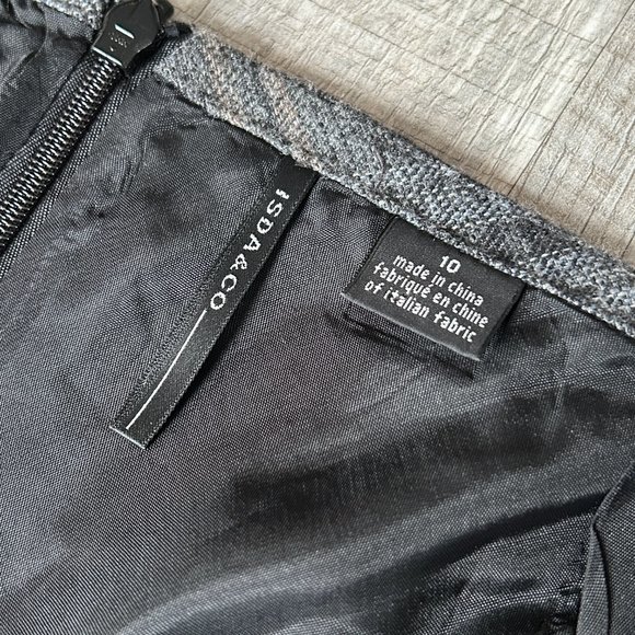 Isda & Co. wool blend plaid midi a-line skirt (size 10) - Picture 6 of 11